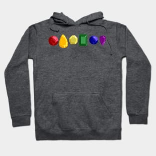 Rainbow Gemstones Hoodie